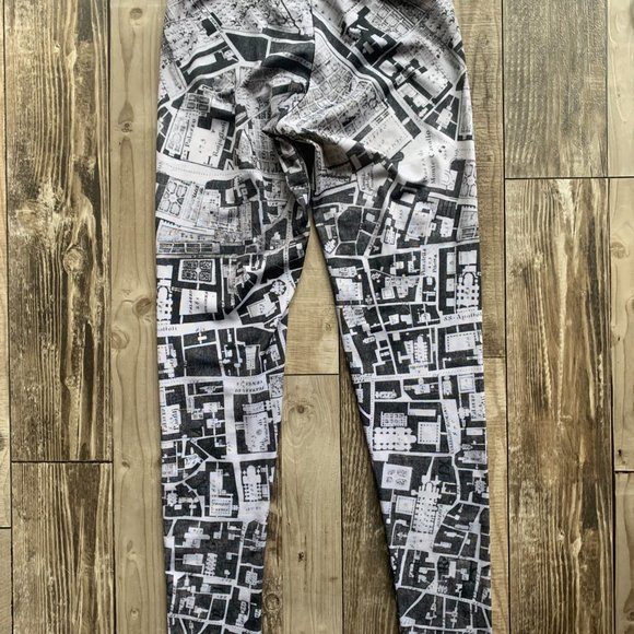 Burning Artists Collective Rome Grid Legging - Picture 2 of 2
